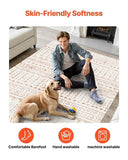 Area Rug, 1524x2133.6mm Large Washable Rug, Non-Slip Tear-Resistant Soft Carpet, Pet & Child V952-JXZXDT5X7FTXC1AZU001V0