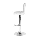 Artiss 2x Bar Stools Leather Gas Lift White BA-TW-NEW1055-WHX2