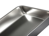 Pawz Stainless Steel Cat Litter Box Large Semi-Enclosed Easy Cleaning Pet Toilet PT1400-GY-AU