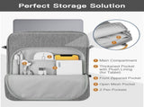 Laptop Sleeve Bag With Water Resistant Oxford Fabric, Extra Pockets And Shoulder Strap For Travel V1237-ZY-807-148