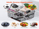 Scooter Rear Basket, Folding Metal Wire Basket, Heavy Duty & Spacious Cargo Basket, Works with V952-CKHXJSSZWNCKSKD1LV0
