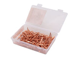 250Pcs Horseshoe Nails Copper Plated Rustproof Equestrian Riding Equipment Pet Supplies 51mm E5 V1294-YM0706-3111230194813