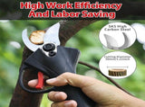 Electric Pruner 2 Battery Cordless Secateur Branch Scissor Cutter Shears V201-W13627145