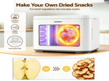 Devanti Food Dehydrator Machine 5 Tray Mini Fruit Dryer Maker White FD-E-309D-5T-WH