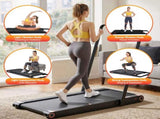Everfit 4 in 1 Vibration Walking Pad Treadmill Under Desk Treadmills for Home Gym with App Control TMILL-MIG-380-VBH