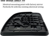Ford Passenger Right Side Heated Mirror Glass Replacement for E150 E250 E350 E450, Excursion, F-250 V1189-LC-AMZ-00192