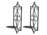 2pcs Wall Sconce Candle Holder Hanging Iron Wall Candle Sconce Holder Wall Decorations for Living V1294-YM0703-3115230035111