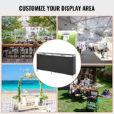 Extra Long Folding Portable Bar Table - Tradeshow Podium Table for Indoor V952-LSZST20ZDSZJFECDIV0