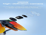 E08 Smart Bluetooth Cycling Sunglasses with Camera, UV400 Outdoor Sports Glassesorange V1300-E08-ORANGE