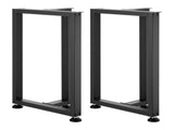 Table Legs, 740 x 450 mm Square T Shape Steel Furniture Legs, Modular Design, Easy Assembly, V952-ZTCFKFXTK281F1QMG001V0