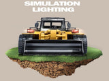 HUINA 1/18 6CH RC Alloy Construction Loader Bulldozer Engineering Vehicle Toy V610-TOY-RC-HN520