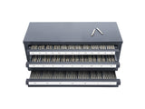 End Mill Cabinet, Three-Drawer End Mill Organizer Cabinet for 1/8" to 1", Steel End Mill V952-ZTFPGJX18D1SM1MR6V0