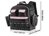 Tool Backpack, 56 Pockets, Heavy-duty Tools Storage Organizer Work Bags with Laptop Compartment & V952-GJBBSLD1012I9UUIW001V0