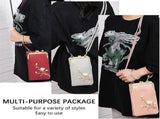 Women Sling Cross-Body Wallet, Mini Crossbody Bag, Lightweight Anti-Theft Phone Wallets for Women, V1366-AZ2-W-11437