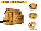 Leather Tool Pouch Tool Storage Australia Adjustable Belt Tool Pouch Fine - Yellow - Size regular V1106-DSZ-TOOL2-001-YEL-REGULAR