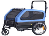 Dog Bike Trailer, Supports up to 40 kg, 2-in-1 Pet Stroller Cart Bicycle Carrier for Small & Large V952-TCTCLYSCWZXCV6PKI001V0
