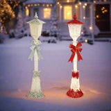 LED Glitter Street Lamp 120cm Twinkle available in 2 Colors - Red V720-XL1531