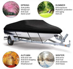 Boat Cover Heavy Duty 12-14ft Trailerable Marine 420D Waterproof UV Protector AU V201-W12783428