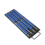 80 Socket Storage Rail Mixed Organizer Rack Holder Ball Locking 1/4" 3/8" 1/2" V465-97274