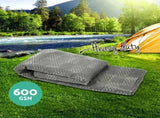 Weisshorn 4x2.5M Annex Matting 600GSM Floor Mats Hollow Design Mesh Caravan ANNEXE-MAT-4M-GREY
