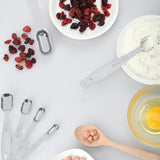 Measuring Cups and Measuring Spoons Set Ejoyous 304 Stainless Steel 13 Pieces Kitchen Measuring V1294-YM0722-JYA03160