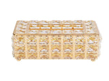 Tissue Box Holder Multifunctional Fashionable Design Exquisite Sturdy Durable Tissue HolderGold V1294-YM0715-3117210237011