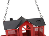 Bird Feeder House for Outside Mesh Wild Bird Feeder Large Capacity Weatherproof Bird Feeding Station V1294-YM0901-3111250005811