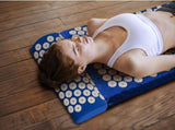 Blue Massage Acupressure Mat Yoga Sit Lying Mats Pain Stress Soreness Relax AU NEW V201-QHGMMOREONE020