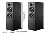 Floorstanding Speakers, 2-Way, Floor-Standing Tower Speakers with 25.4 mm Tweeter, Dual 165.1 mm V952-WYLDSYSQ2GZ6KLL9J001V0