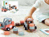 Engineer Forklift Game, 2-Player Stack & Matching Skill Game, Crazy Forklift Training V1369-AZ3-W-01234