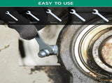240PCS Grease Fittings Assortment,SAE & Metric Zerk Grease Fittings Straight 45 90 Degree with V1192-AZ-W-20874