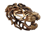 Lion Head Art Wall Decor Resin Vivid Lion Head Wall Mounted Art Sculpture for Living Room V1294-YM0706-3115230051311