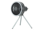 10000mAh USB Tripod Camping Fan Outdoor Portable Camping Fan with Light Power Bank Gray V1294-YM0703-3113230110411