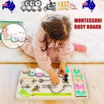 Sensory Toys Activity Board Educational Learning Toys Brain Games Preschool AU V201-BSY4030MC8AU