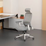 Carlie High Back Molded Foam Seat Ergonomic Office Chair In Grey V369-311HW
