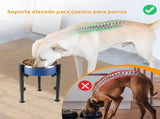 Dog Food Bowl Stand - Metal Elevated Dog Food Dispenser - Adjustable Dog Food Bowl Stand - Suitable V1188-ZXY-10085