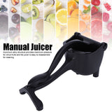 Aluminum Alloy Portable Household Manual Orange Lemon Squeezer Juicer Squeezing Kitchen ToolBlack V1294-YM0901-3118200024911