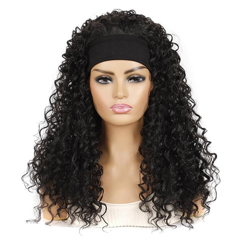 1B O Volume Hairband Wig Headgear - Sleek Black PRL-1090256550DBT_NZ