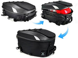 Waterproof motorcycle saddle bag, motorcycle helmet bag, motorcycle backpack, double luggage bag, V1189-LC-QP-00664