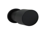 Matt Black Round Knob Concealed Shower Mixer Valve Hot Cold Water Switch Tap Kit V1233-KC1292BL