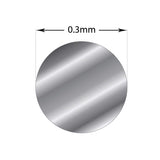 1m Sterling Silver 0.3mm - Soft Round Wire Rod 28 Gauge Fine Jewellery V238-SUPDZ-30317722501200