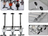 Professional Wall-Mounted Alcohol Tot Dispenser - Heavy Duty Adjustable Metal Wine Rack V888-ELOSUNG49797
