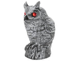 Solar Powered Owl Glowing Eyes Lifelike Appearance Waterproof Sun Resistant Bird Repeller for Home V1294-YM0716-3111220170011