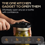 Adjtable Steel Jar Opener, Multifunctional Lid Gripper & Bottle Cap Opener for Weak Hands, V1258-DP02-F-418
