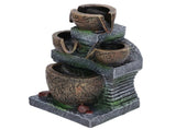 Indoor Fountain Three Layer Design USB Power Elegant Style Fashionable Decorative Home Ornaments for V1294-YM0715-3111210440411