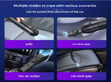 Black Versatile 2-in-1 Cordless Handheld Vacuum Cleaner & Blower - USB Rechargeable, High-Power for V888-ELOSUNG28319