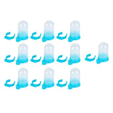 10Pcs Plastic Automatic Bird Food Feeder Hanging Bird Water Dispenser for Parrots Hamster V1294-YM0710-3111210212511