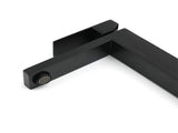 Matt Black Stainless Steel Square Tall Basin Mixer Sink Tap High Vanity Spout V1233-KSQ104B