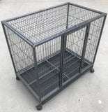 YES4PETS Medium Pet Dog Cat Bird Parrot Cage Metal Rabbit Crate Carrier Kennel Wheel & Tray V278-D1014