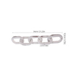 Home Office Decor Rustic Wood Chain Interlocking Knots 1Set V1369-AZ3-W-20623